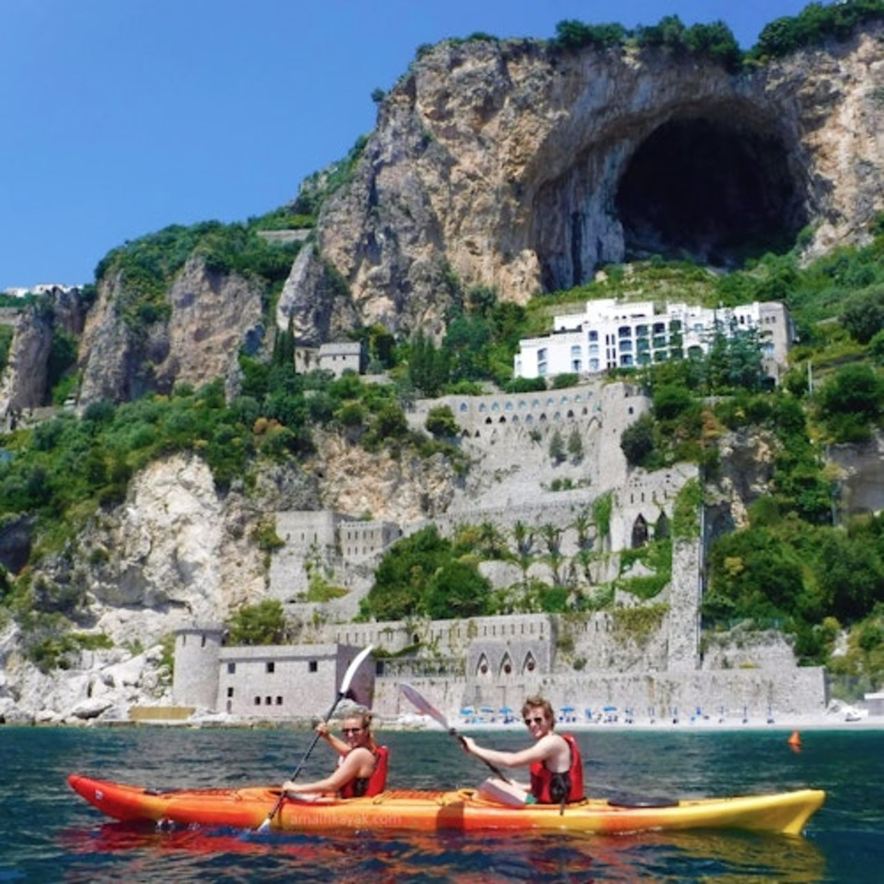 Tour in Kayak di 3 ore lungo la Costiera Amalfitana — 3