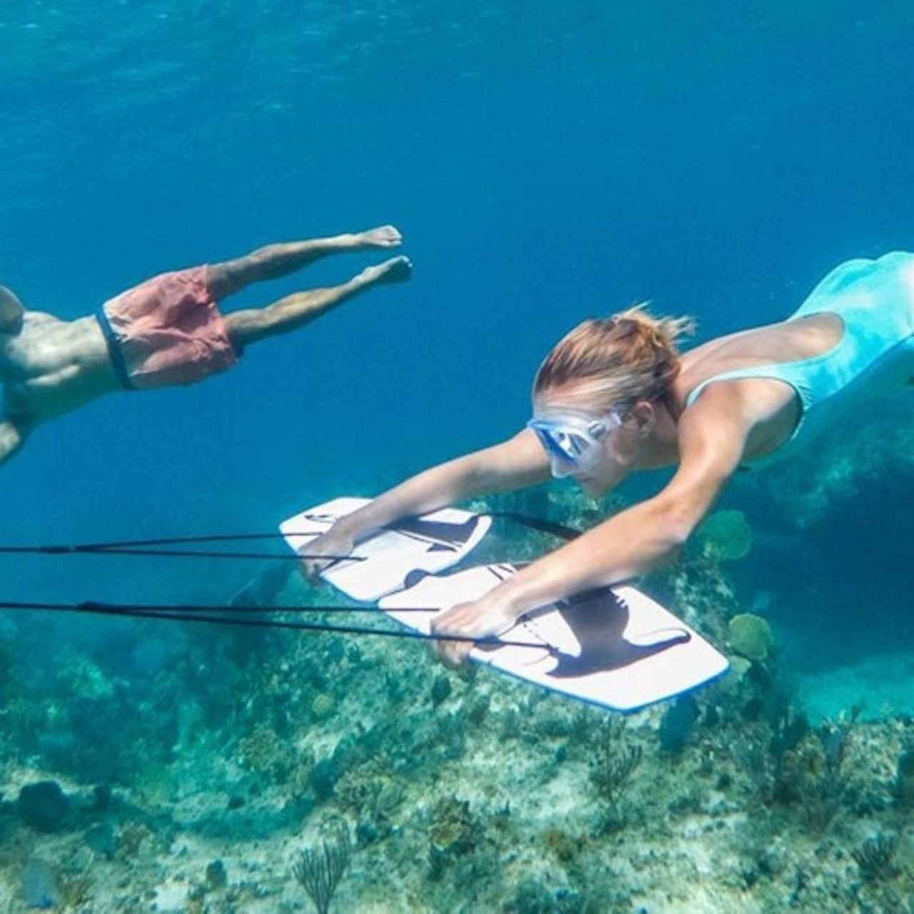 Hurghada: Avventura guidata di subwing e sci d'acqua + trasferimento privato — 4