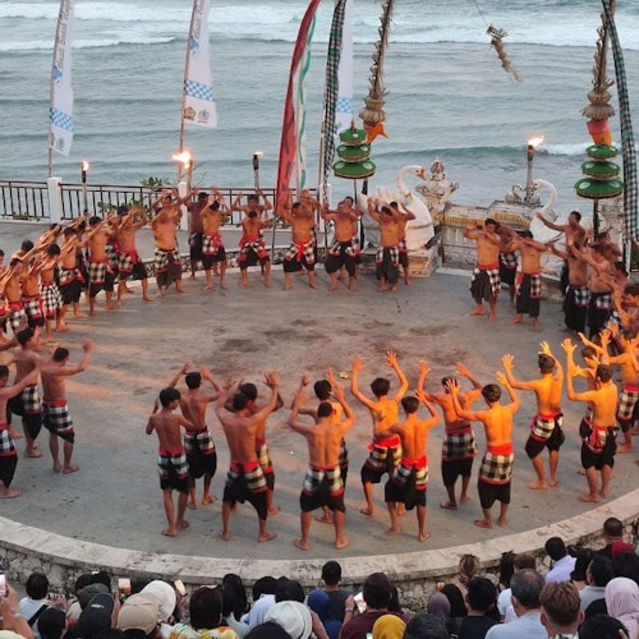 Bali: Spettacolo di danza kecak sulla spiaggia di Melasti — 3