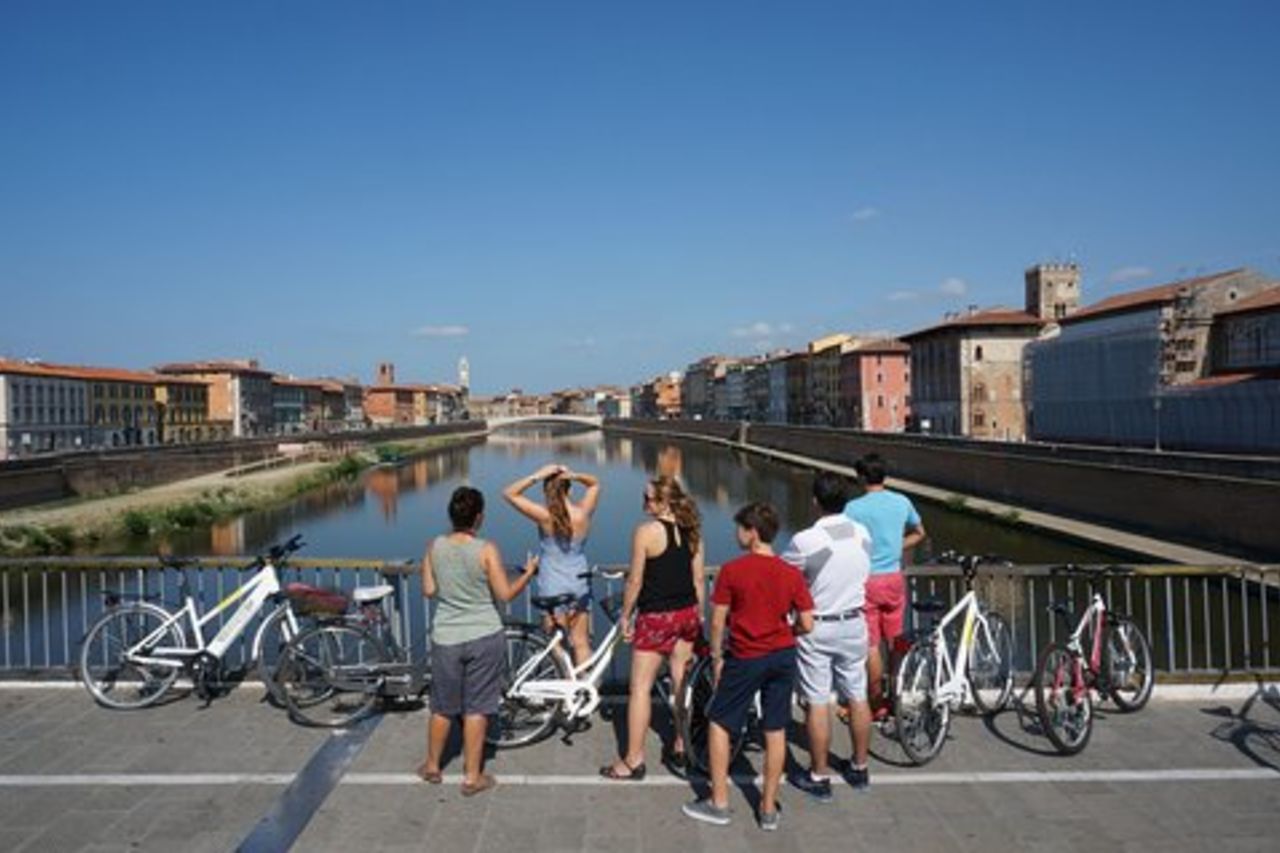 Tour in bicicletta autoguidato di Pisa: Torre pendente e Piazza dei Miracoli