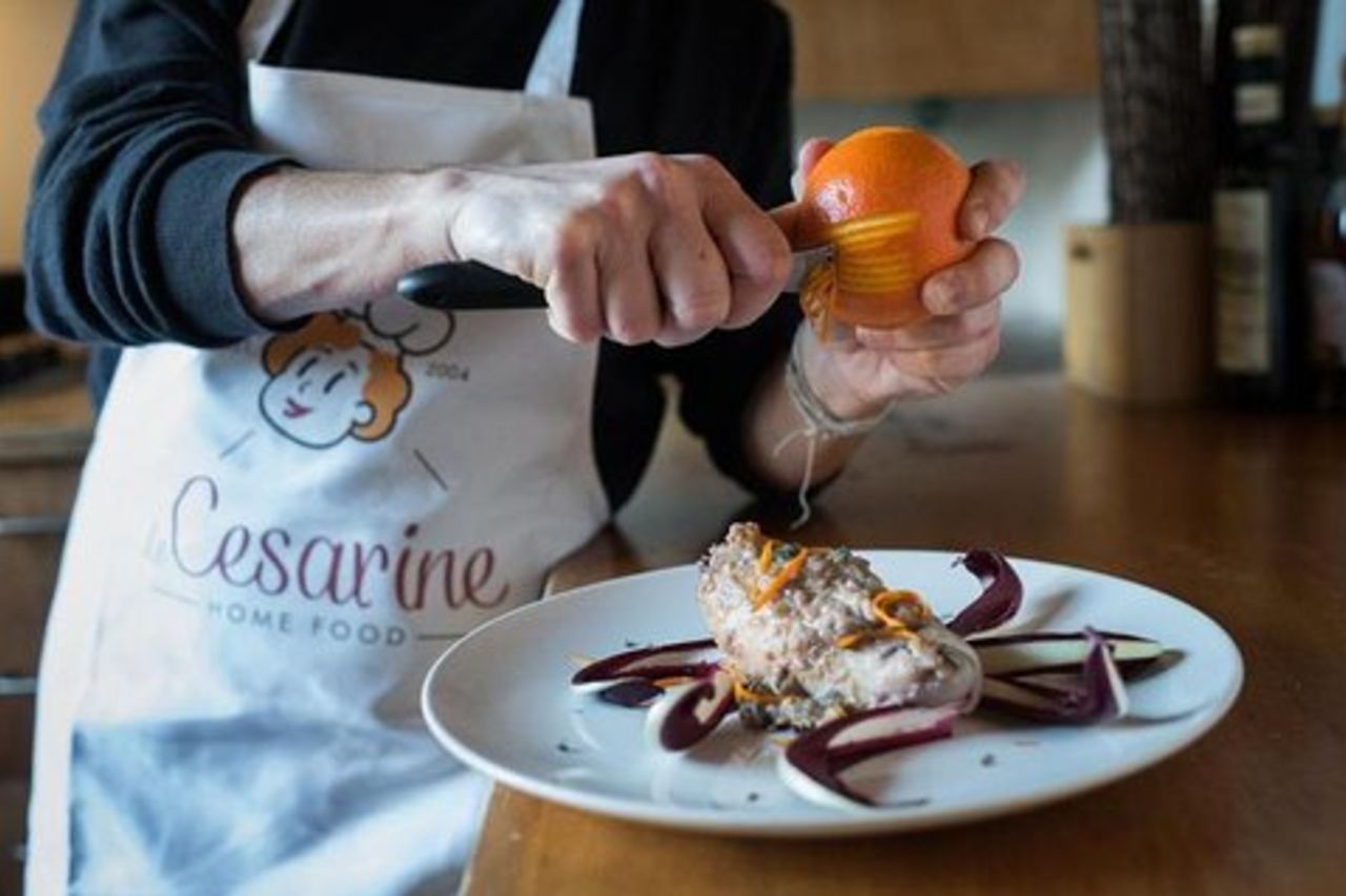 Tour del mercato privato, pranzo o cena e demo di cucina a Viareggio