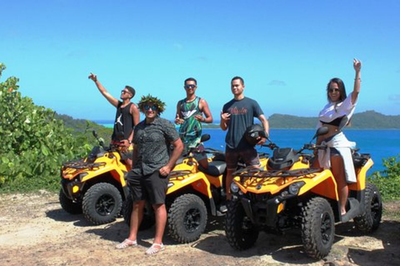 NUOVO!!! TOUR ATV con una guida turistica locale di Bora Bora