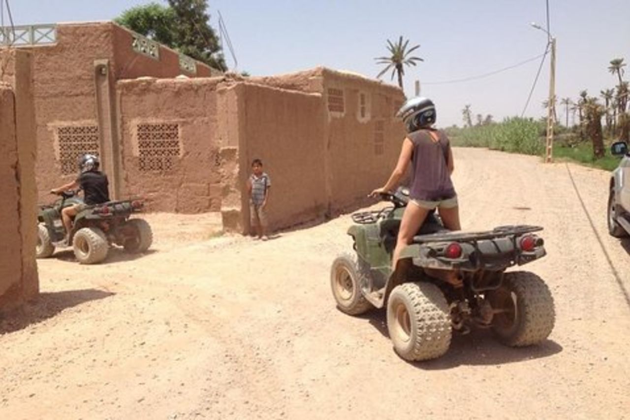 Quad ATV in bicicletta nel deserto di Marrakech