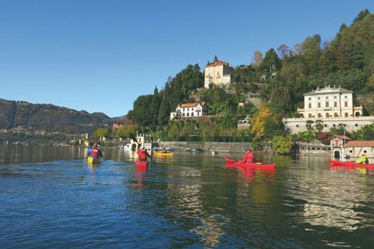 Pagaiata sul Lago d'Orta e isola di San Giulio