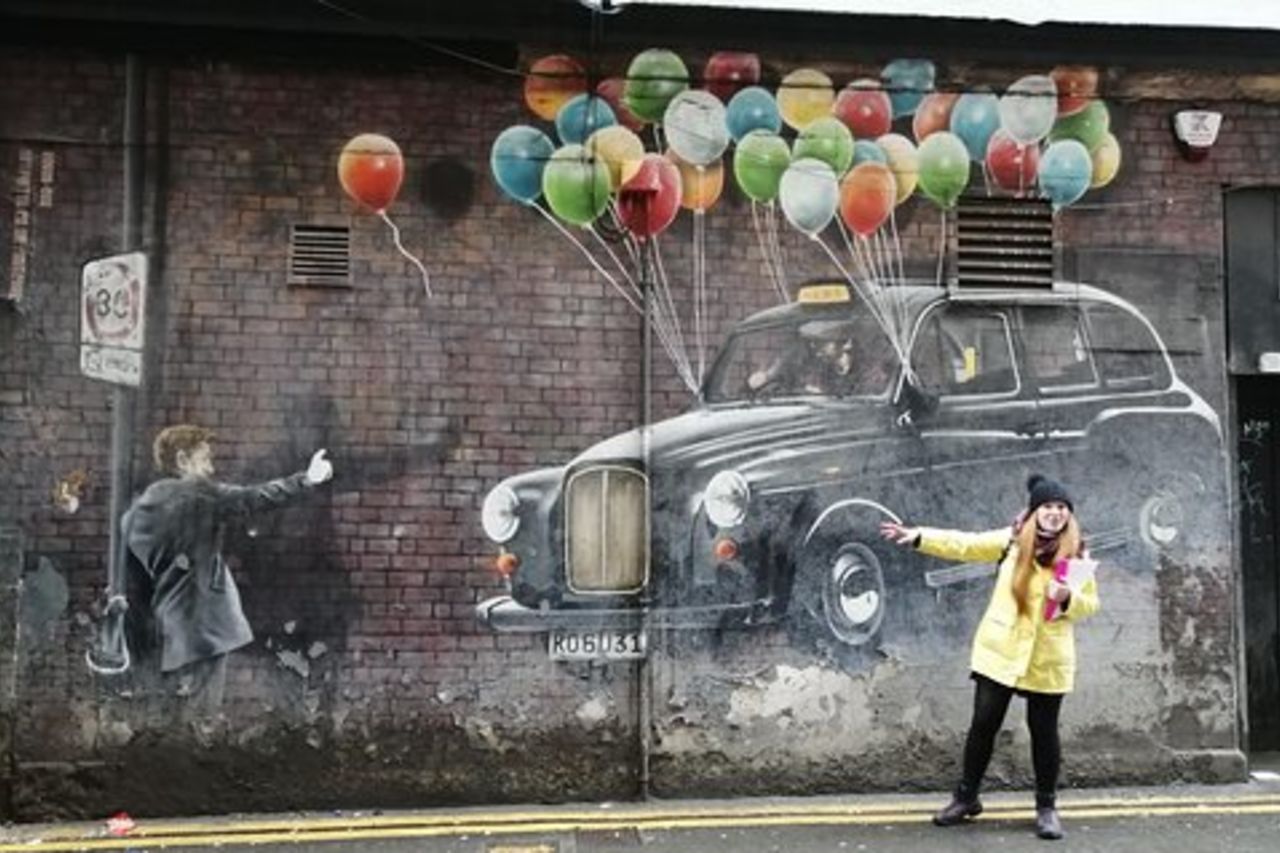 Tour a piedi giornaliero della Street Art di Glasgow: 14:00
