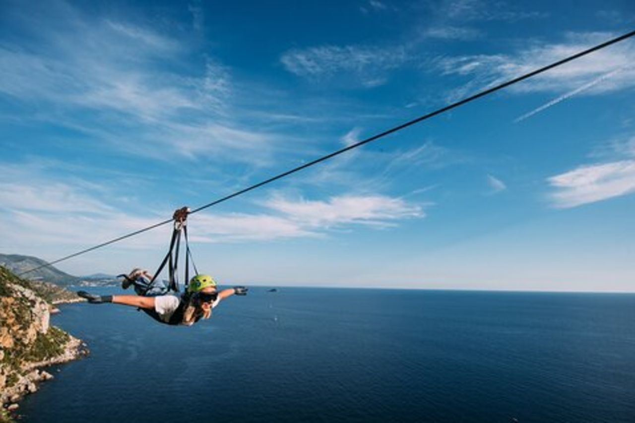 Dubrovnik Superman Zipline : 900m sul mare Adriatico