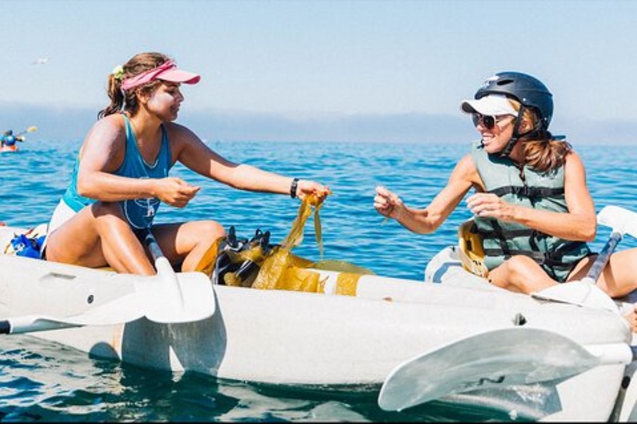 Tour originale in kayak della grotta marina di La Jolla per due