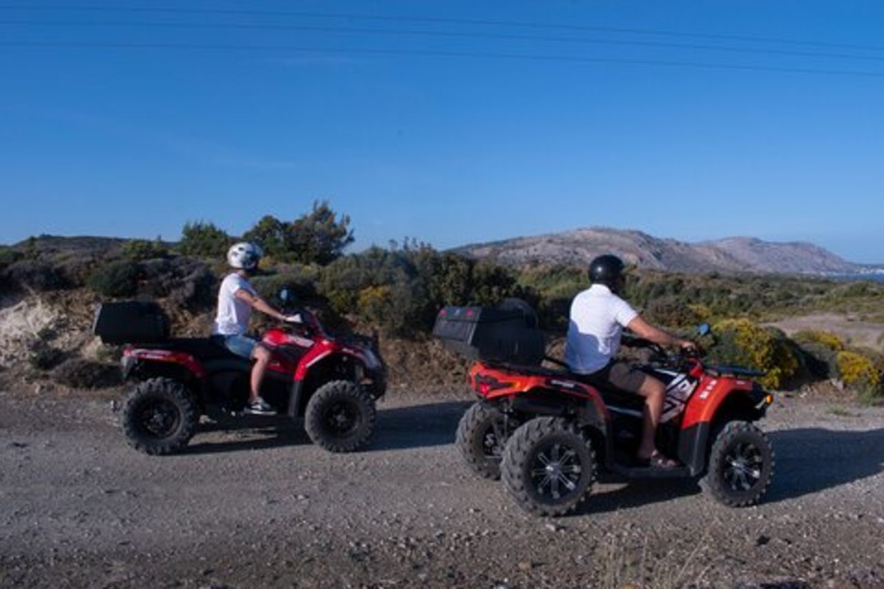 Rodi ATV Quad Tour Guidato Off Road 2 o 1 persona su 1 Quad