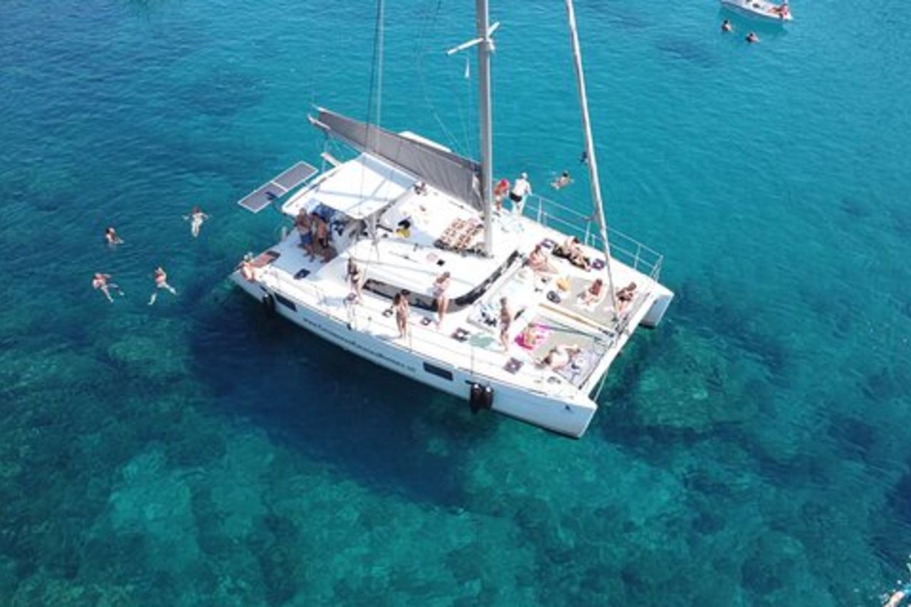 Crociere in catamarano Rodi - Crociera di 6 ore di un giorno TUTTO INCLUSO