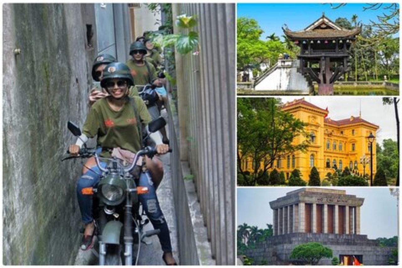 Tour in moto di Hanoi: HIGHTLIGHTS di Hanoi e GEMME NASCOSTE