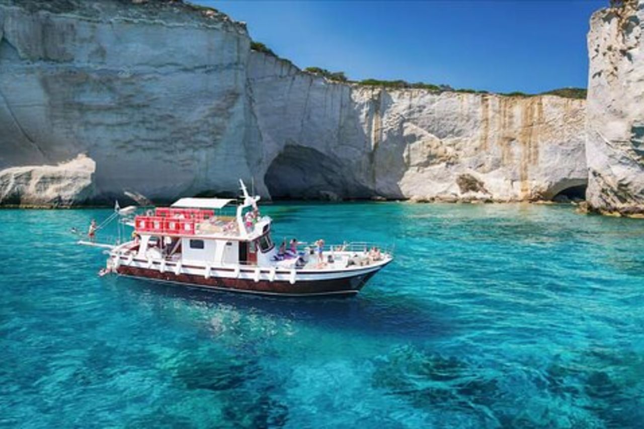 Tour di mezza giornata da Milos a Kleftiko