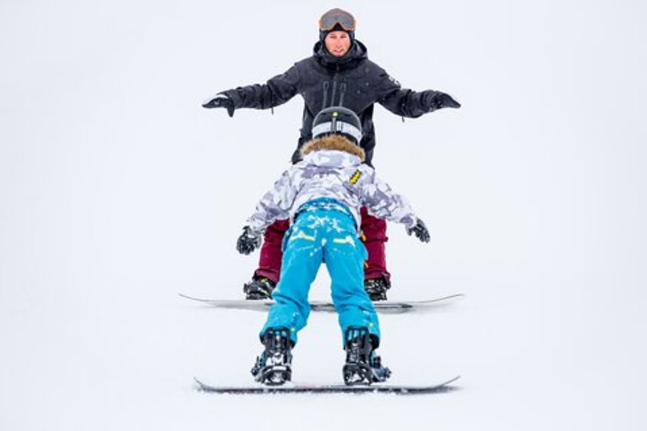 Mezza giornata pomeriggio Lezione privata di snowboard a Verbier