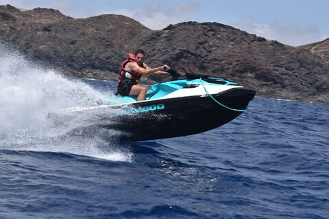 40 minuti di moto d'acqua a Playa Quemada Lanzarote