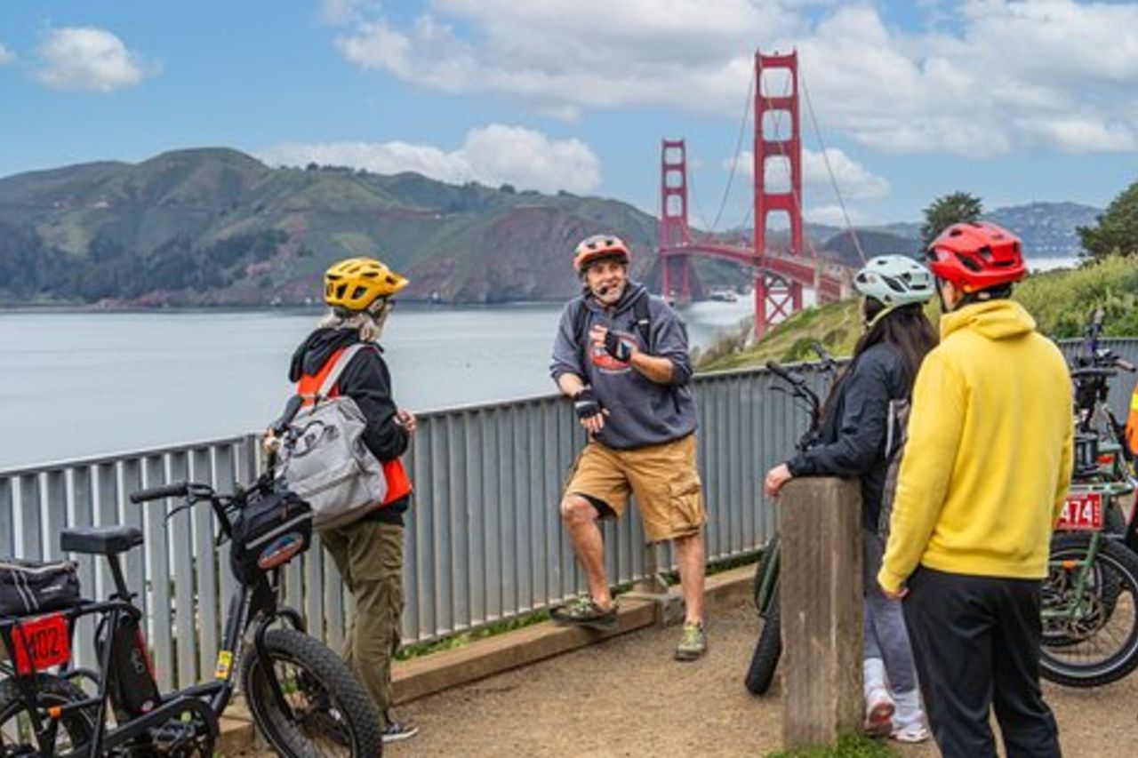 Tour guidato in bicicletta o e-bike del Golden Gate Bridge da San Francisco a Sausalito
