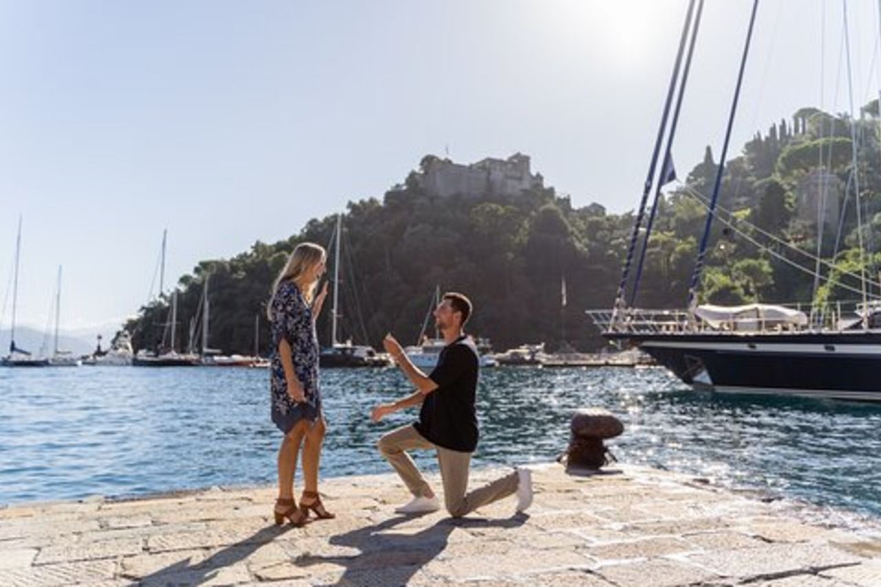 Sessione fotografica privata con un fotografo locale a Portofino