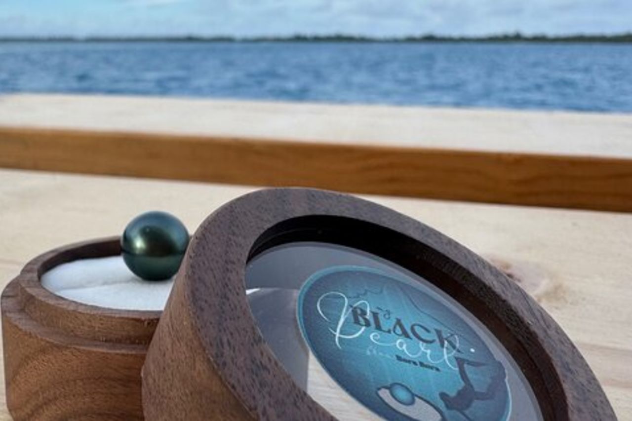 Snorkeling con le razze di squali e scoperta della perla nera a Bora Bora