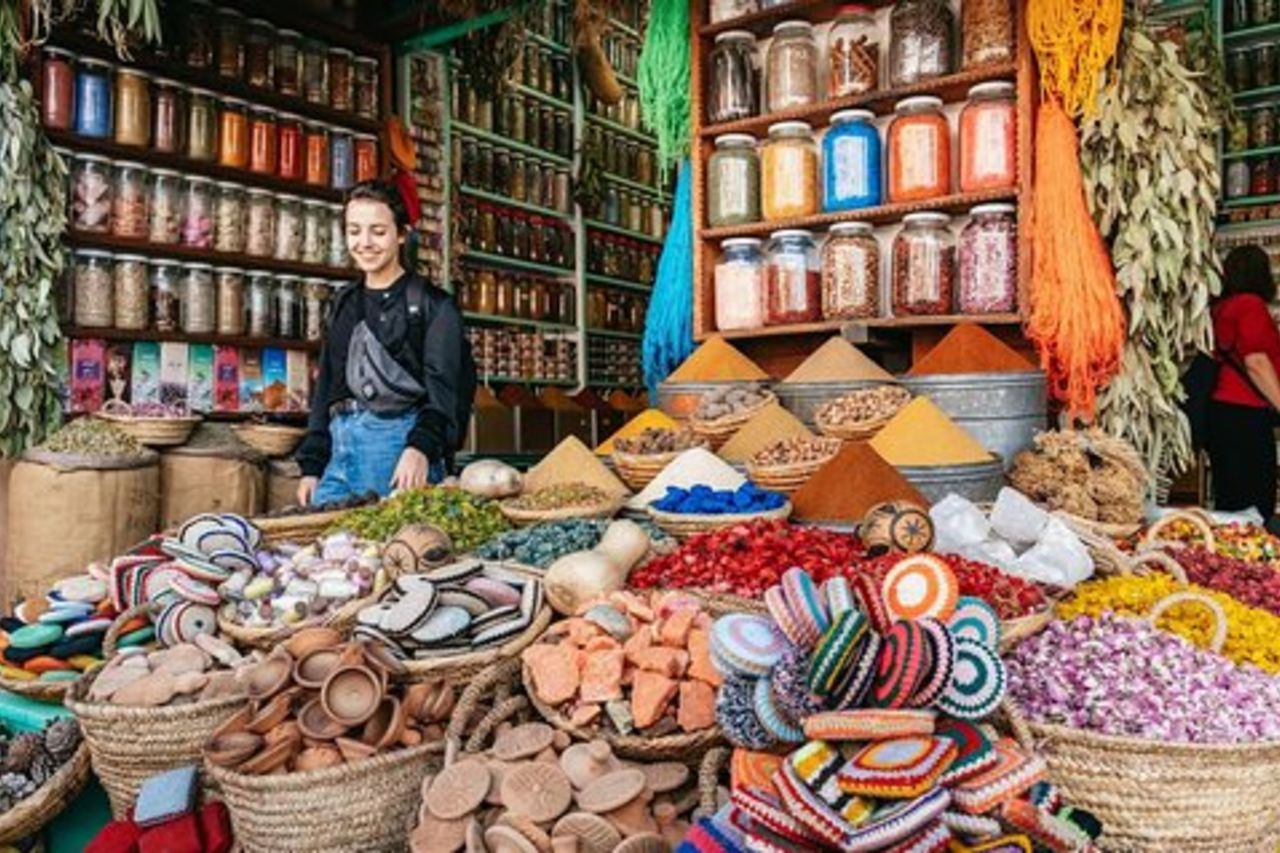 Tour di shopping privato di Marrakech nei souk con Guida locale