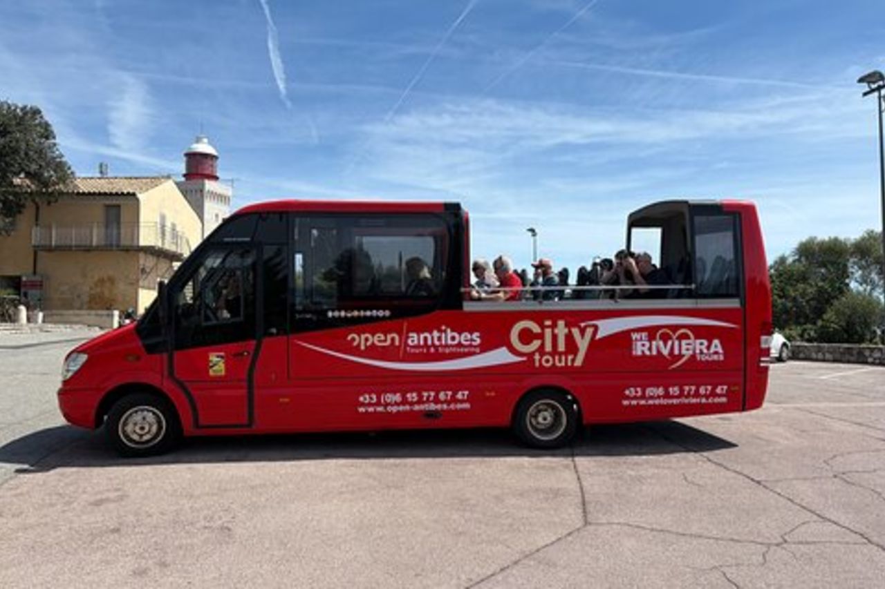 Visita di Antibes Juan-Les-Pins in autobus convertibile