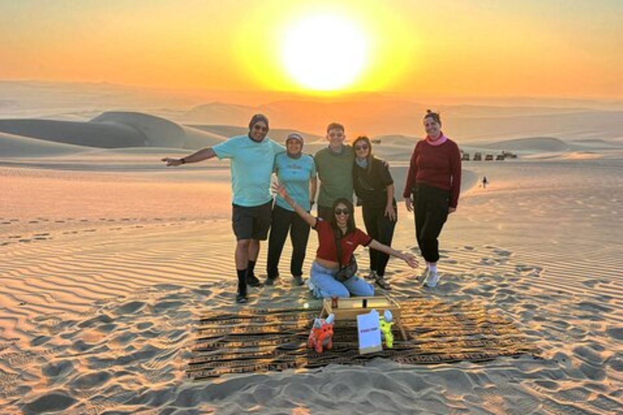Premium Paracas & Huacachina Gita di un giorno da Lima con brindisi al tramonto