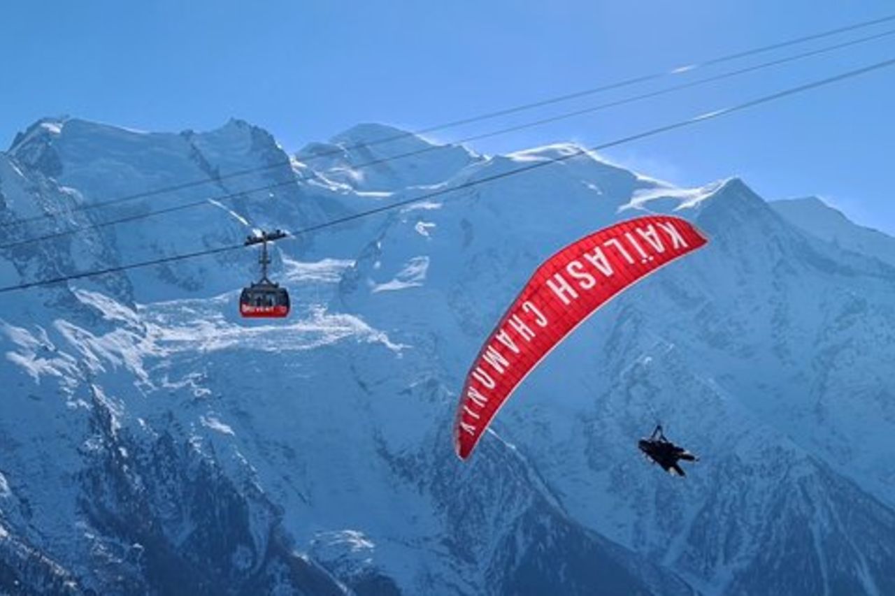 Volo in parapente biplace a Chamonix