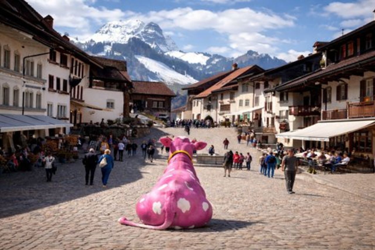 Tour del formaggio e del cioccolato Gruyères da Ginevra con ospite locale