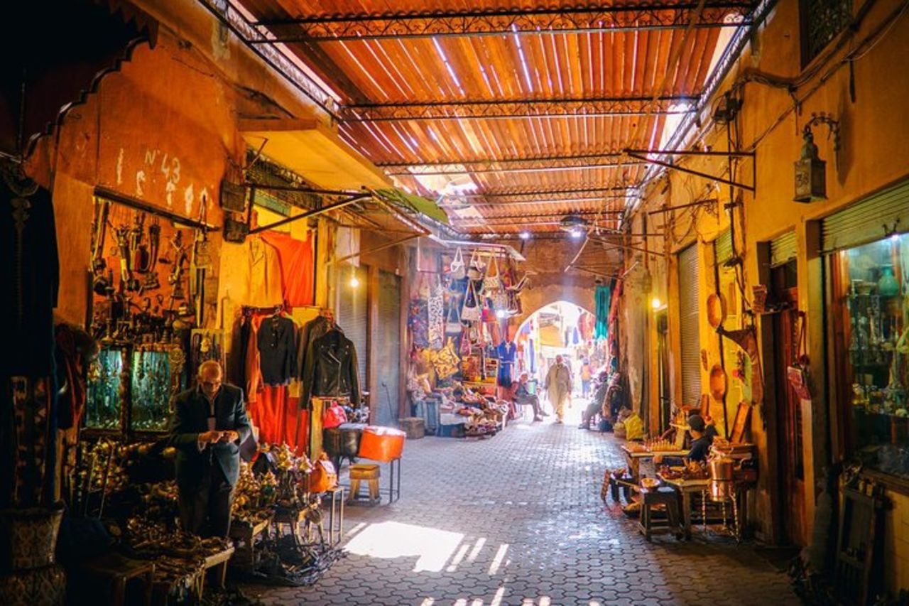 Tour dello shopping della medina di Marrakech