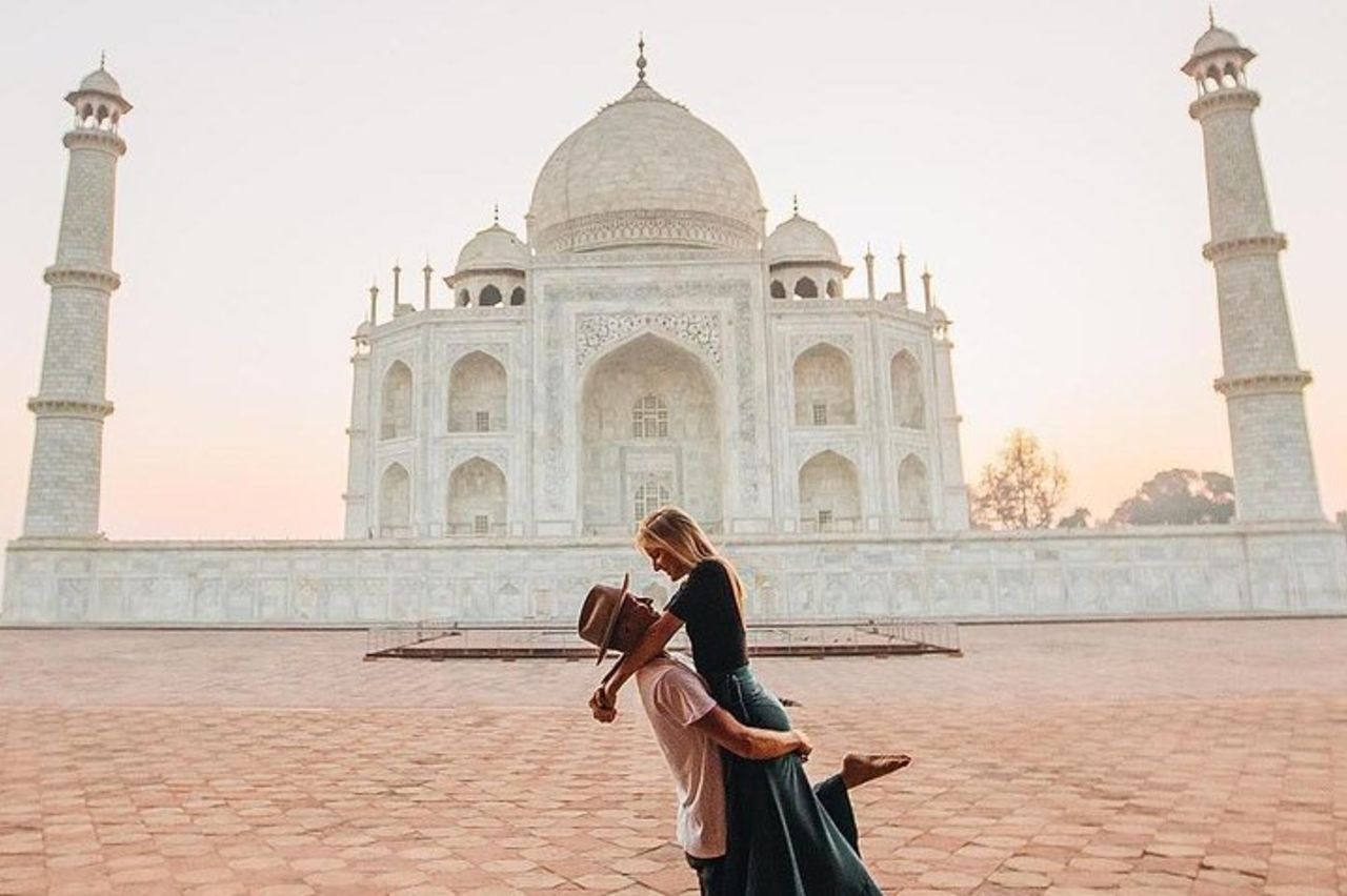 Tour privato di 3 giorni del Taj Mahal, Agra e Delhi da Goa o Mumbai — 3