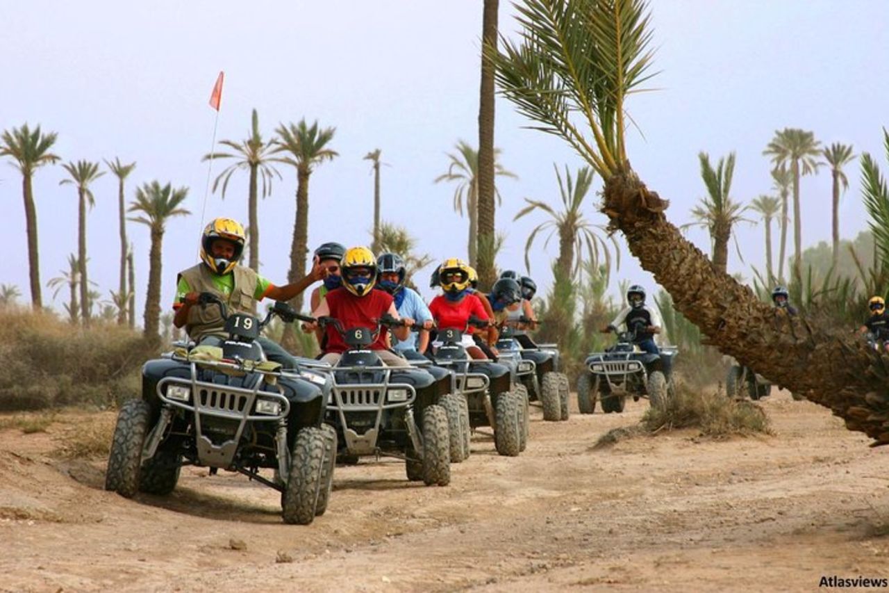 Quad ATV in bicicletta nel deserto di Marrakech — 2