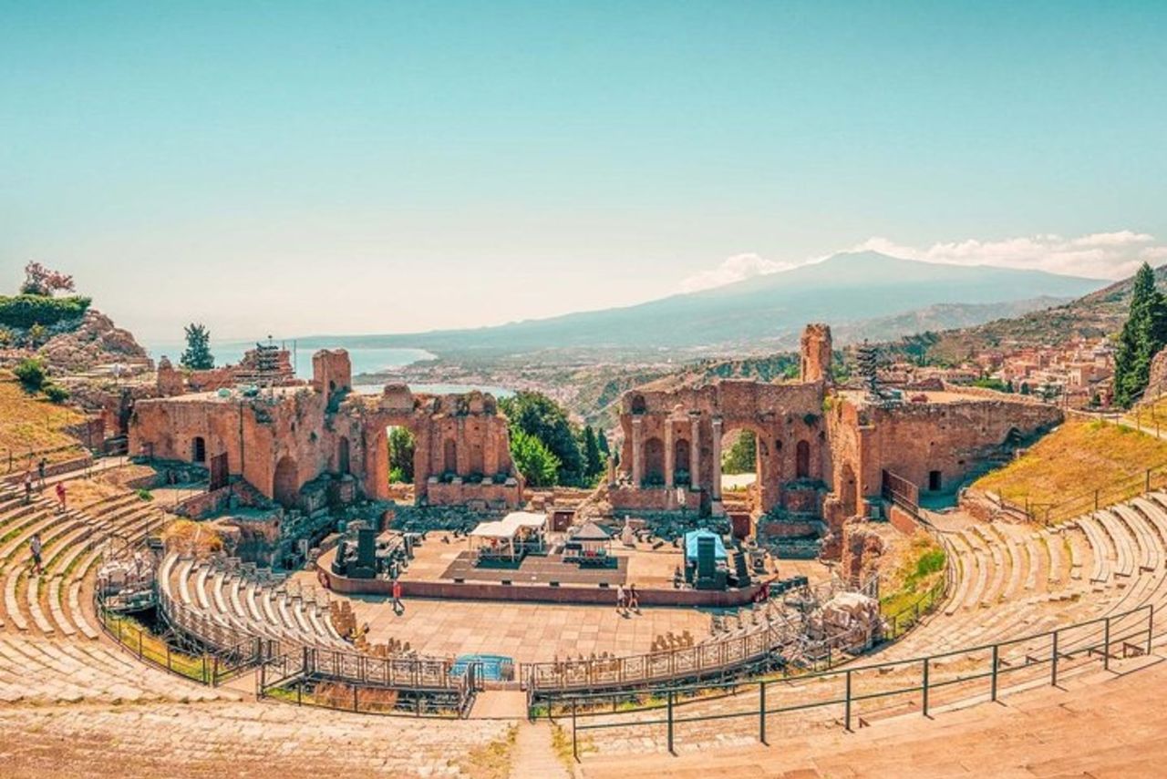 Tour privato dell'Etna e Taormina, da Palermo e Cefalù