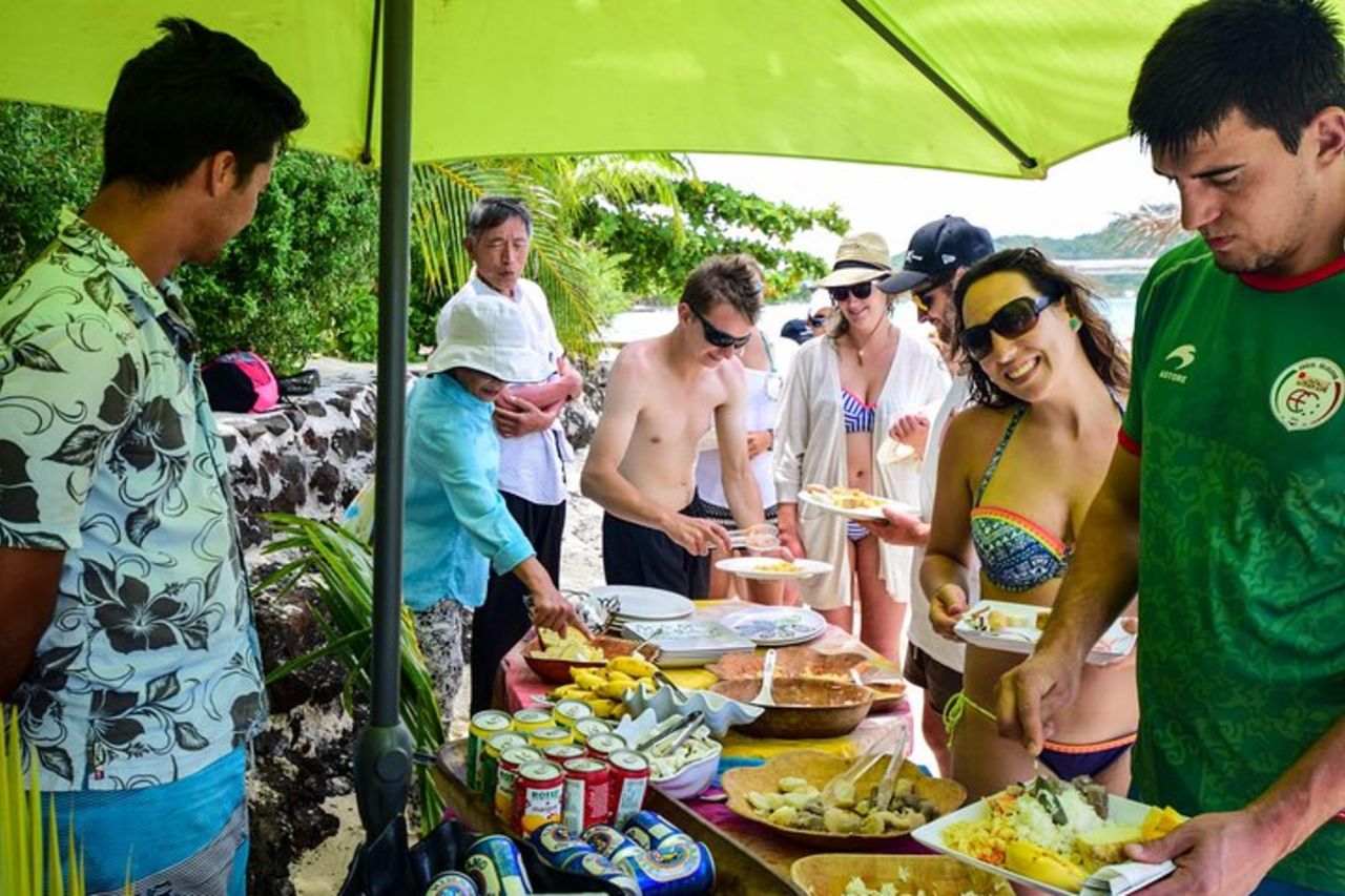 Tour combinato di Bora Bora: crociera in laguna e tour in 4x4 con snorkeling incluso — 5