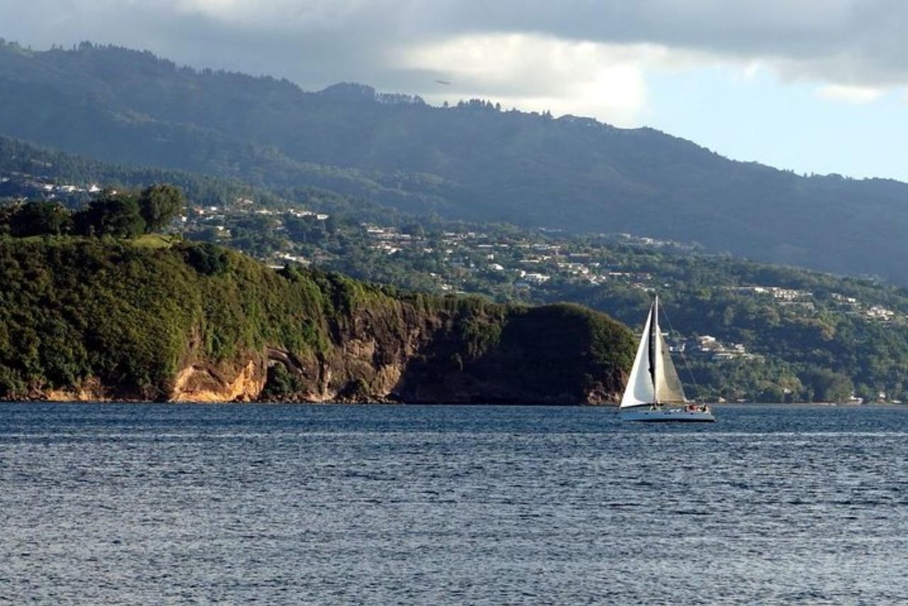 Isola privata di Tahiti Circle - Cascate, sabbia nera e viste — 4