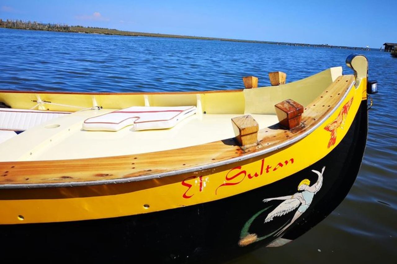 Venezia Tramonto in barca tipica veneziana con prosecco — 4