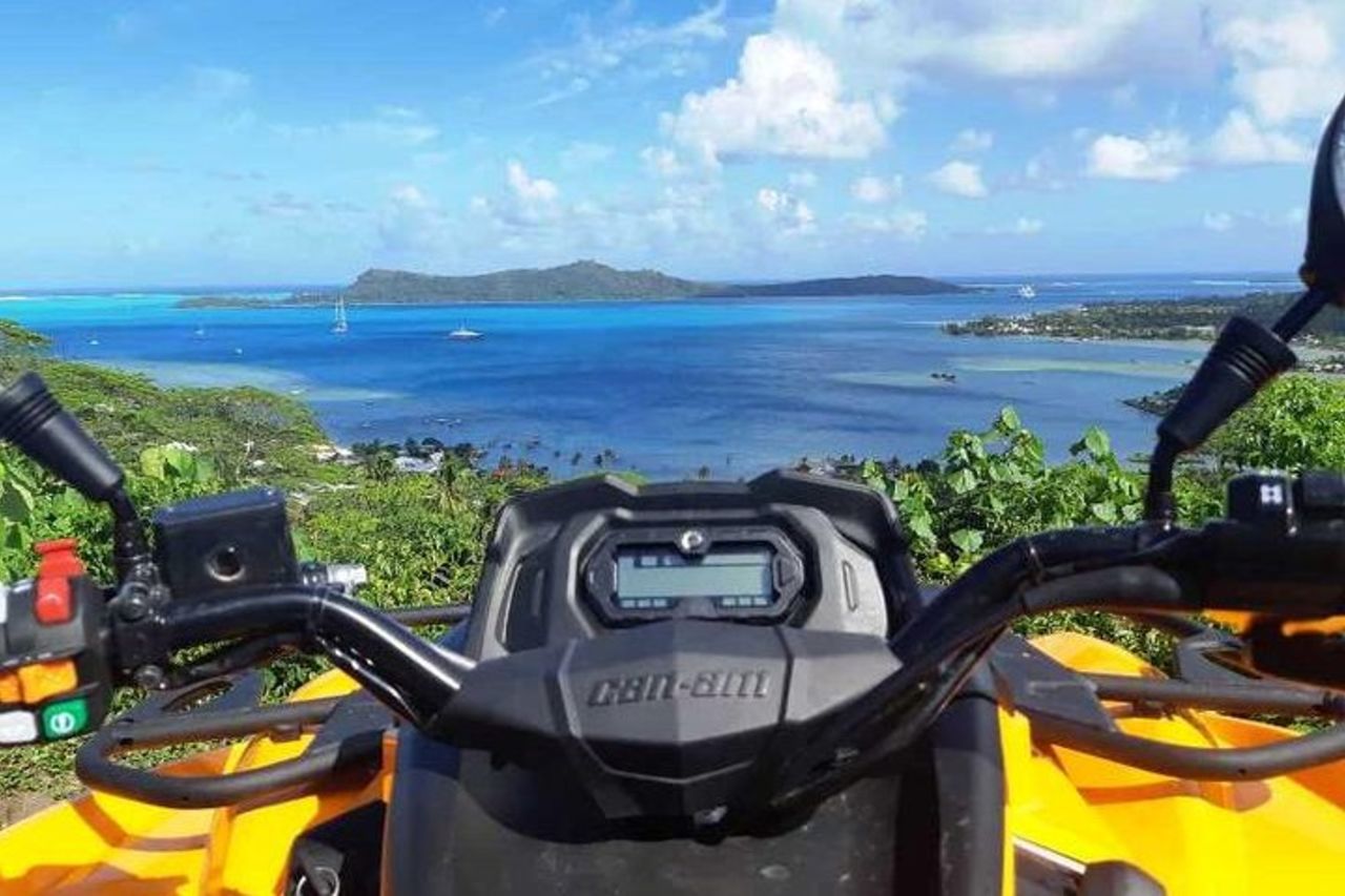 Giro dell'isola e fuga sulle montagne Bora Bora in Quad / ATV — 2