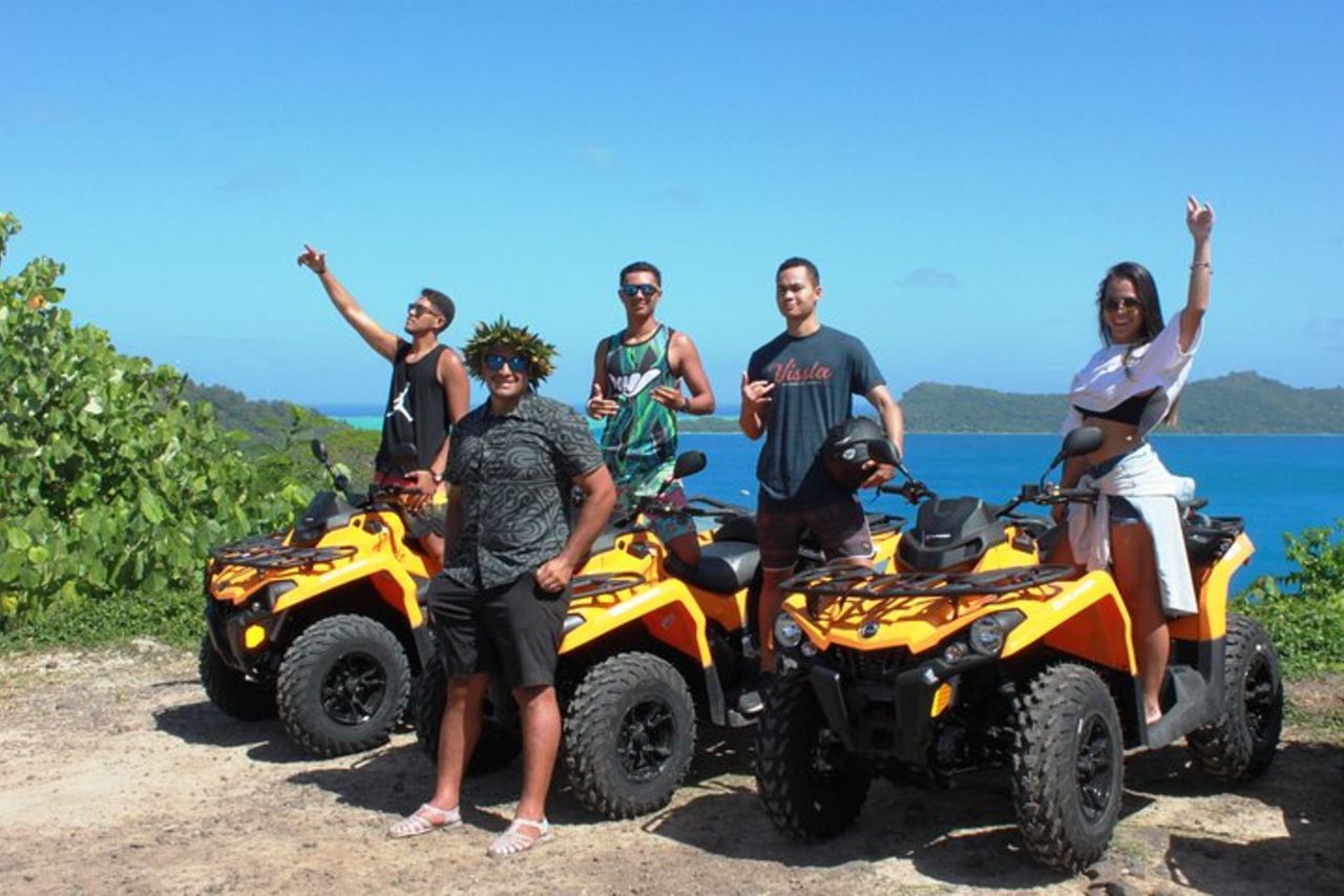 Giro dell'isola e fuga sulle montagne Bora Bora in Quad / ATV — 5