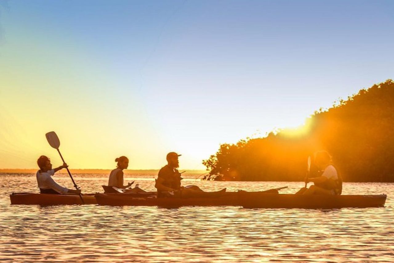 Avventura in kayak attraverso Laguna Nichupté a Cancun — 2