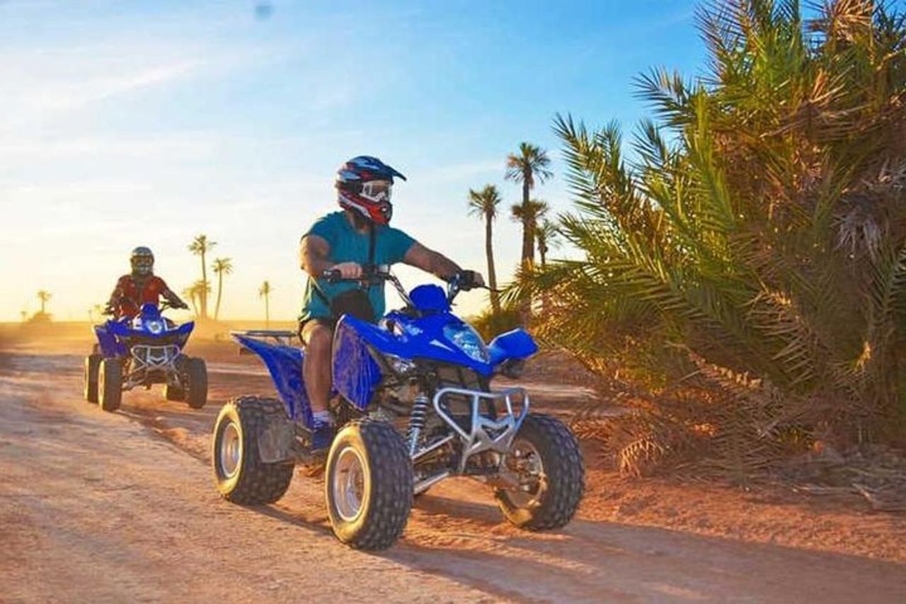 Quad ATV in bicicletta nel deserto di Marrakech — 4