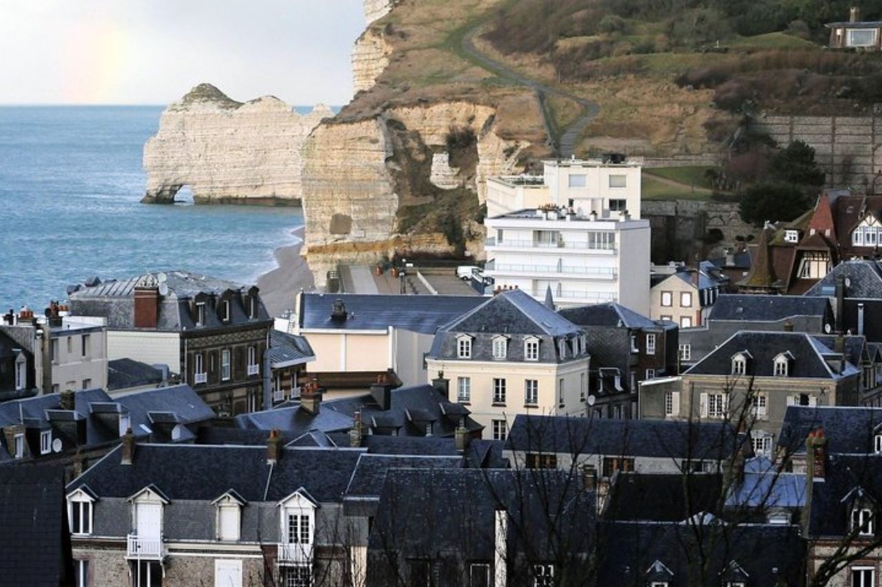 Scogliere di Étretat, porto di Honfleur, degustazione di cibo locale — 2