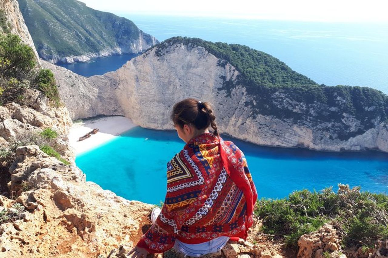 Tour per piccoli gruppi di Zante max 10 pers Baia del relitto e grotte blu — 3