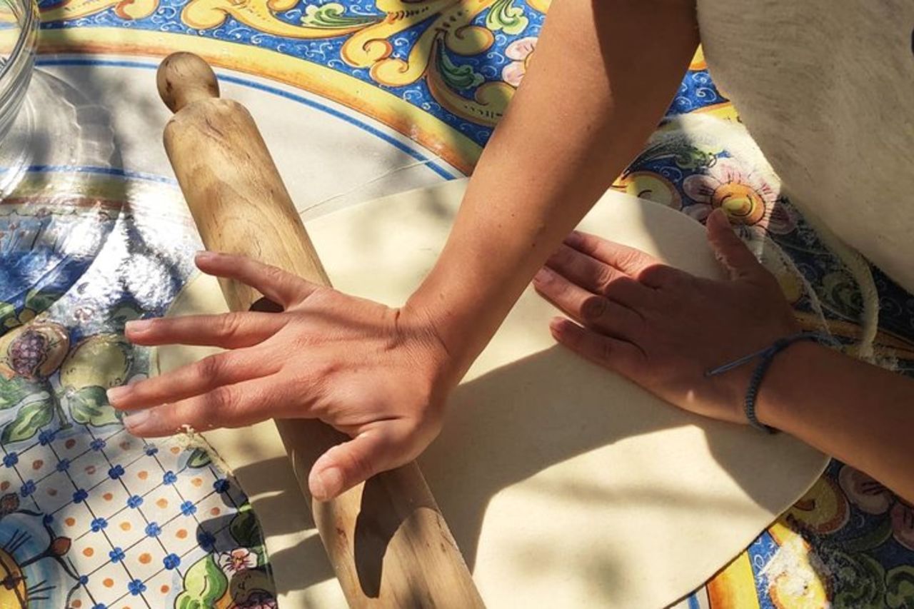 Lezione di cucina vegetariana siciliana privata in una fattoria a Noto — 4