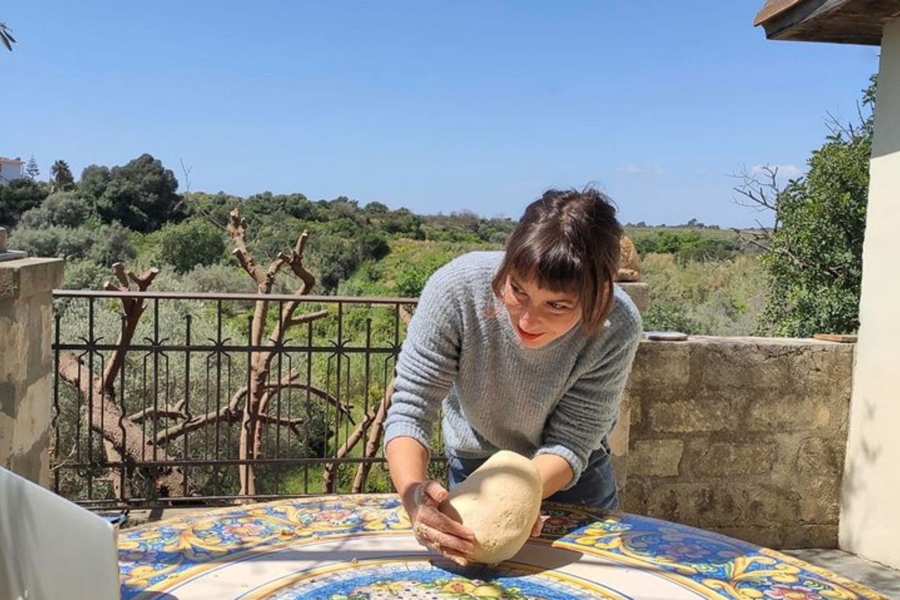 Lezione di cucina vegetariana siciliana privata in una fattoria a Noto — 2