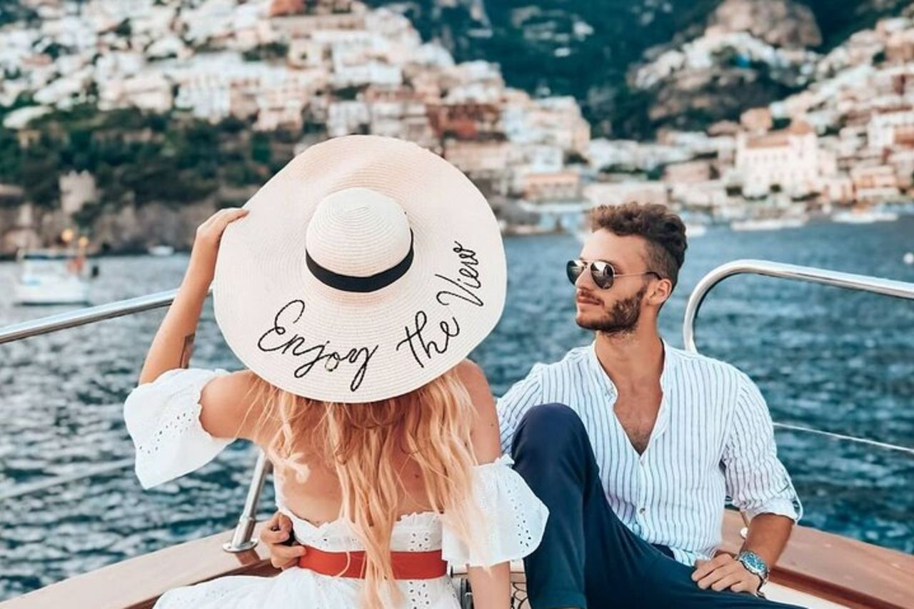 Tour di Piccolo Gruppo a Positano in Barca al Tramonto — 8