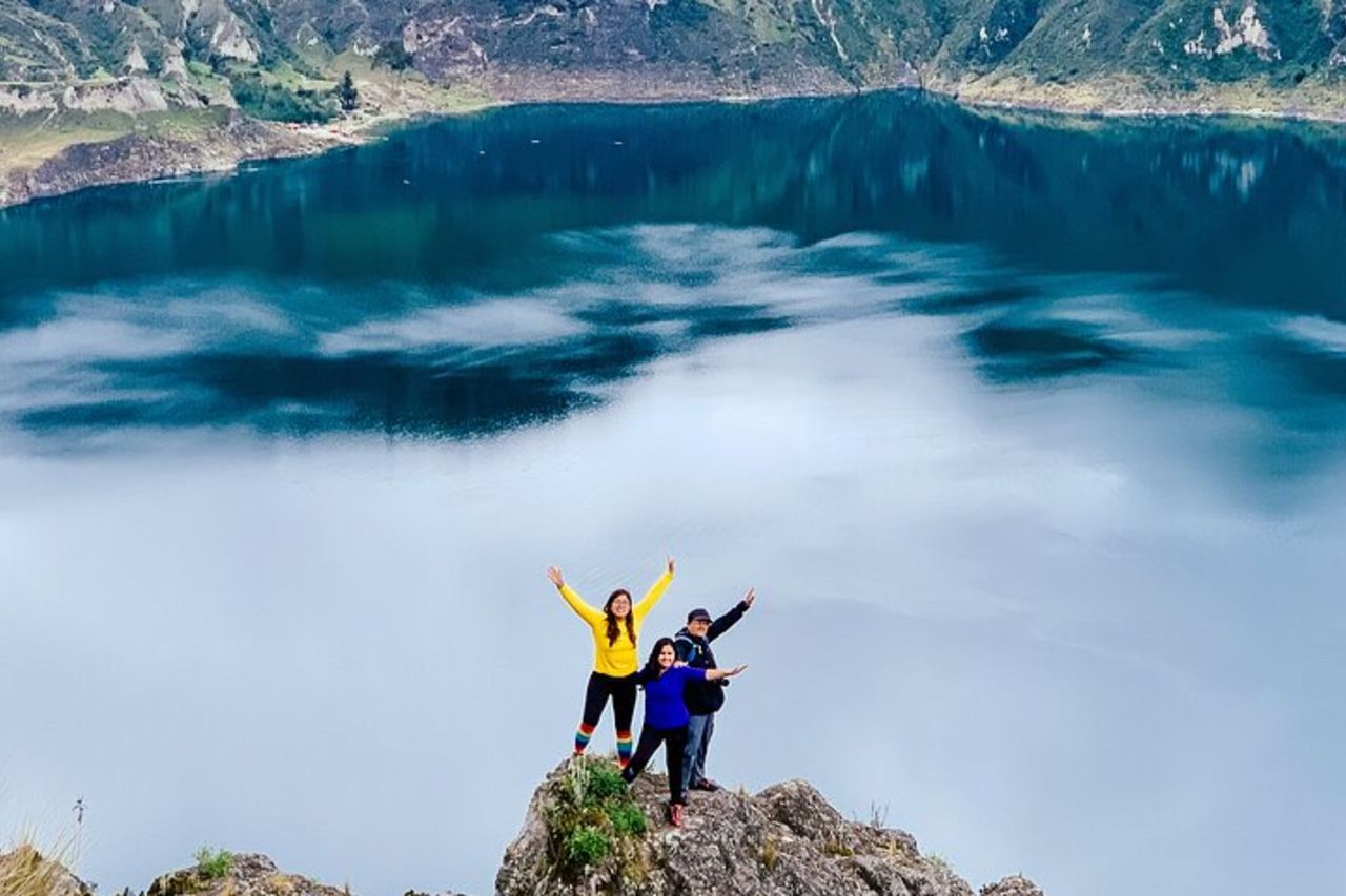 Tour di un giorno della Laguna di Quiloto da Quito con biglietti d'ingresso giornalieri — 7