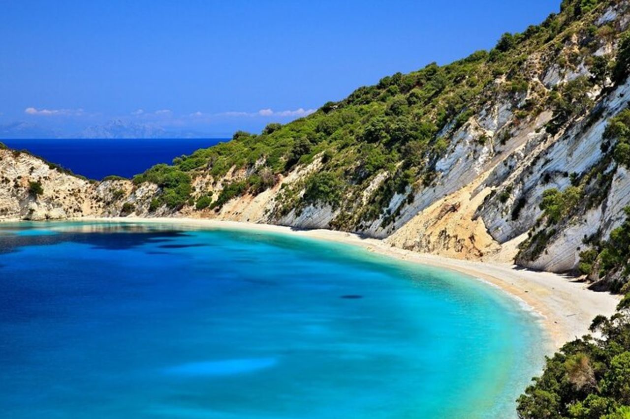 Ithaca Island Bus & Cruise Tour - Fermata a nuoto alla spiaggia di Gidaki — 6