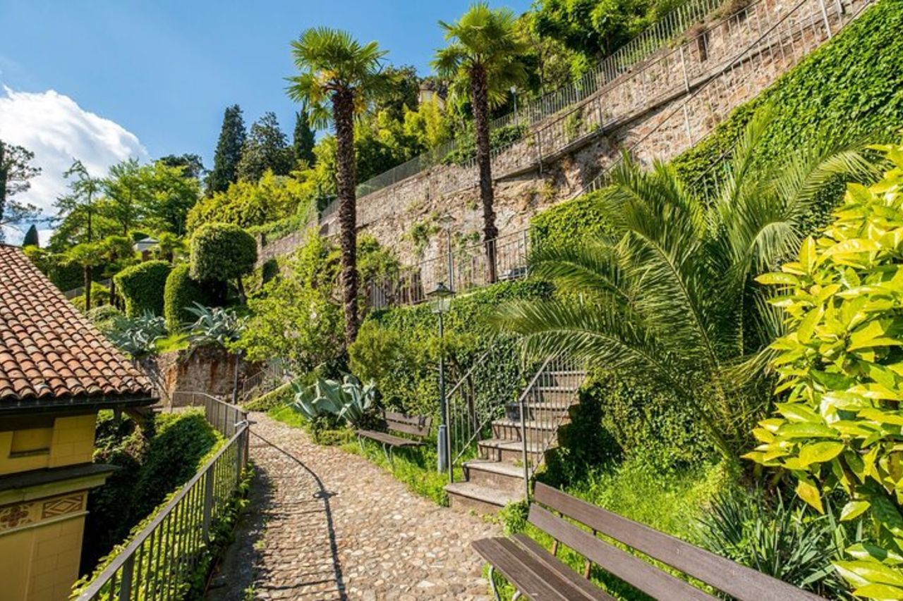 Escursione guidata a Morcote con magnifico viaggio in battello