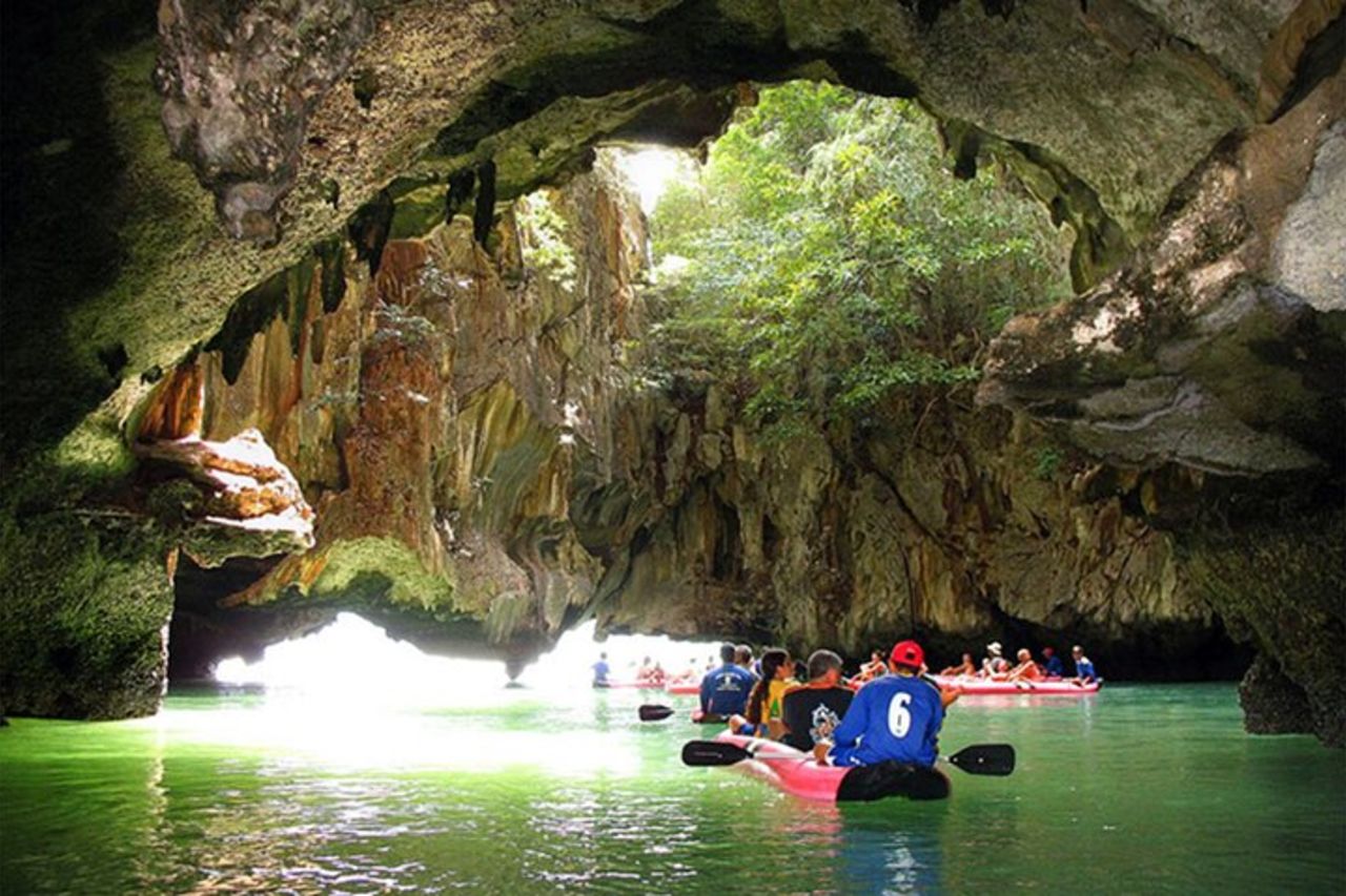 Tour avventura dell'isola di James Bond da Khao Lak con canoa e pranzo in mare — 8