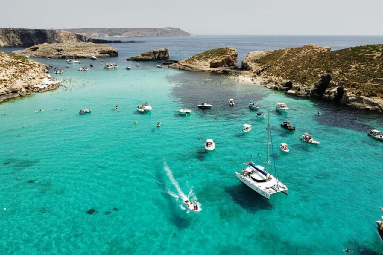 Da Sliema: Laguna Blu di Comino, Laguna di Cristallo e Grotte Marine