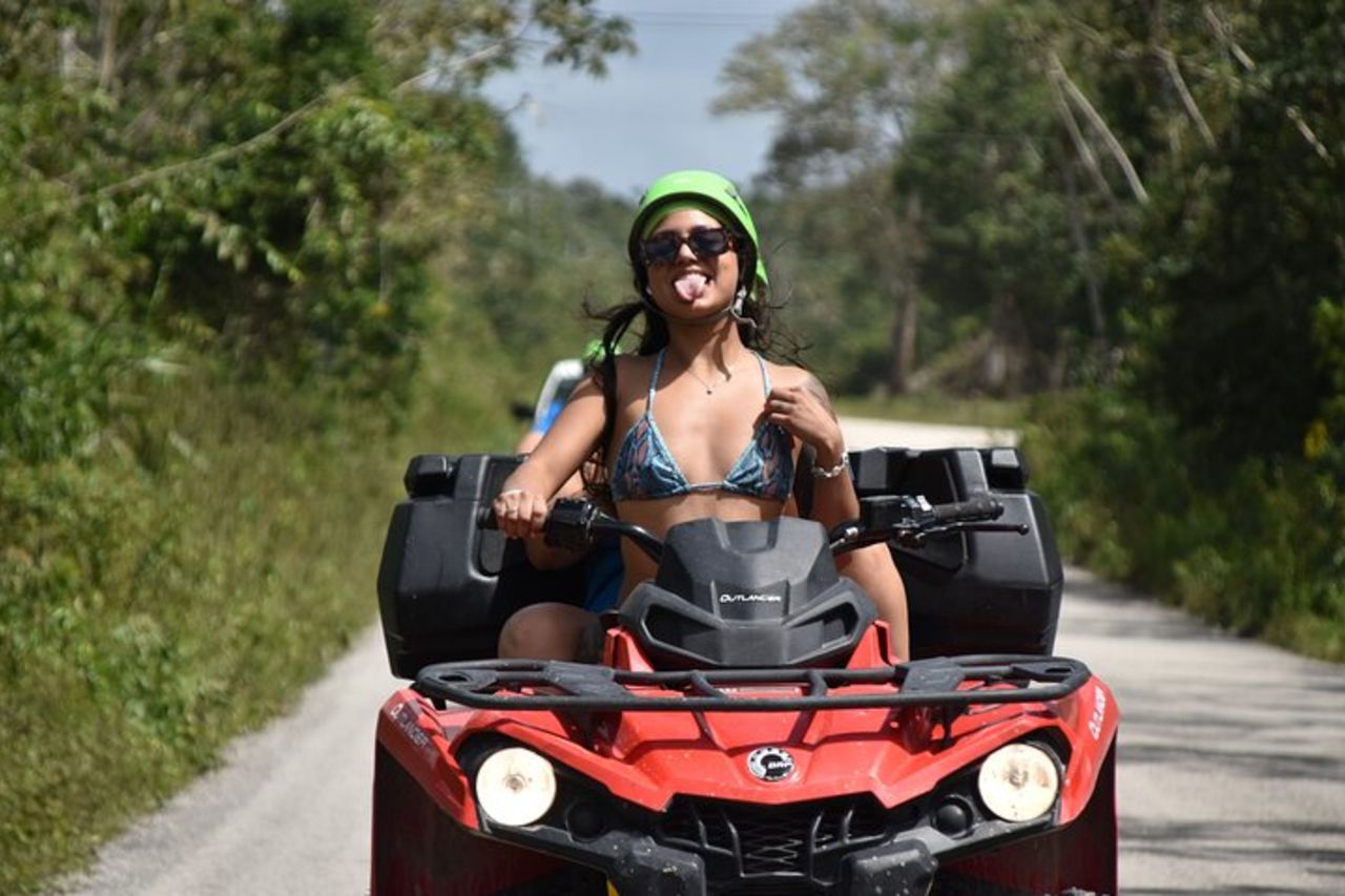 Tour adrenalinico con ATV, Zipline e Cenote da Cancun — 2