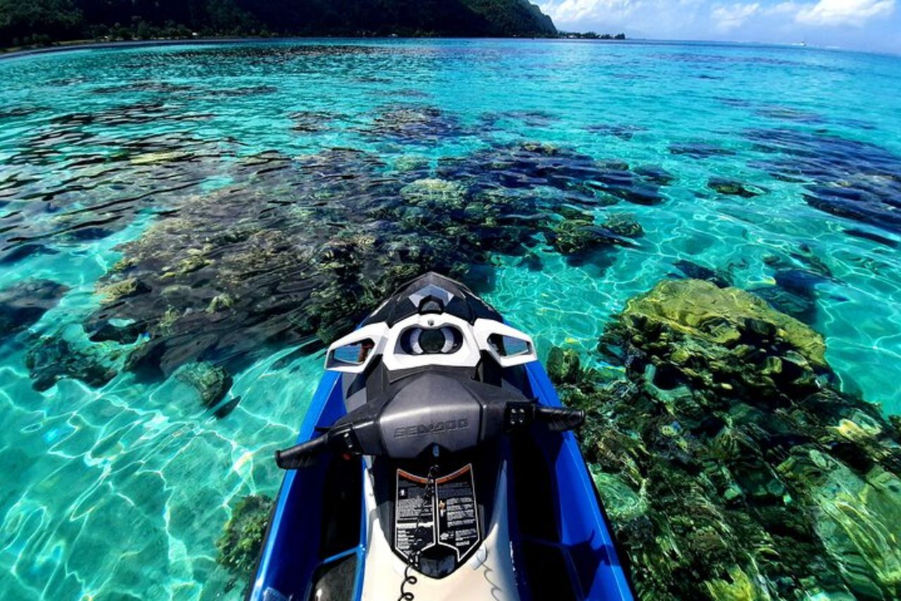 Escursione in moto d'acqua di 1 ora a Tahiti — 2