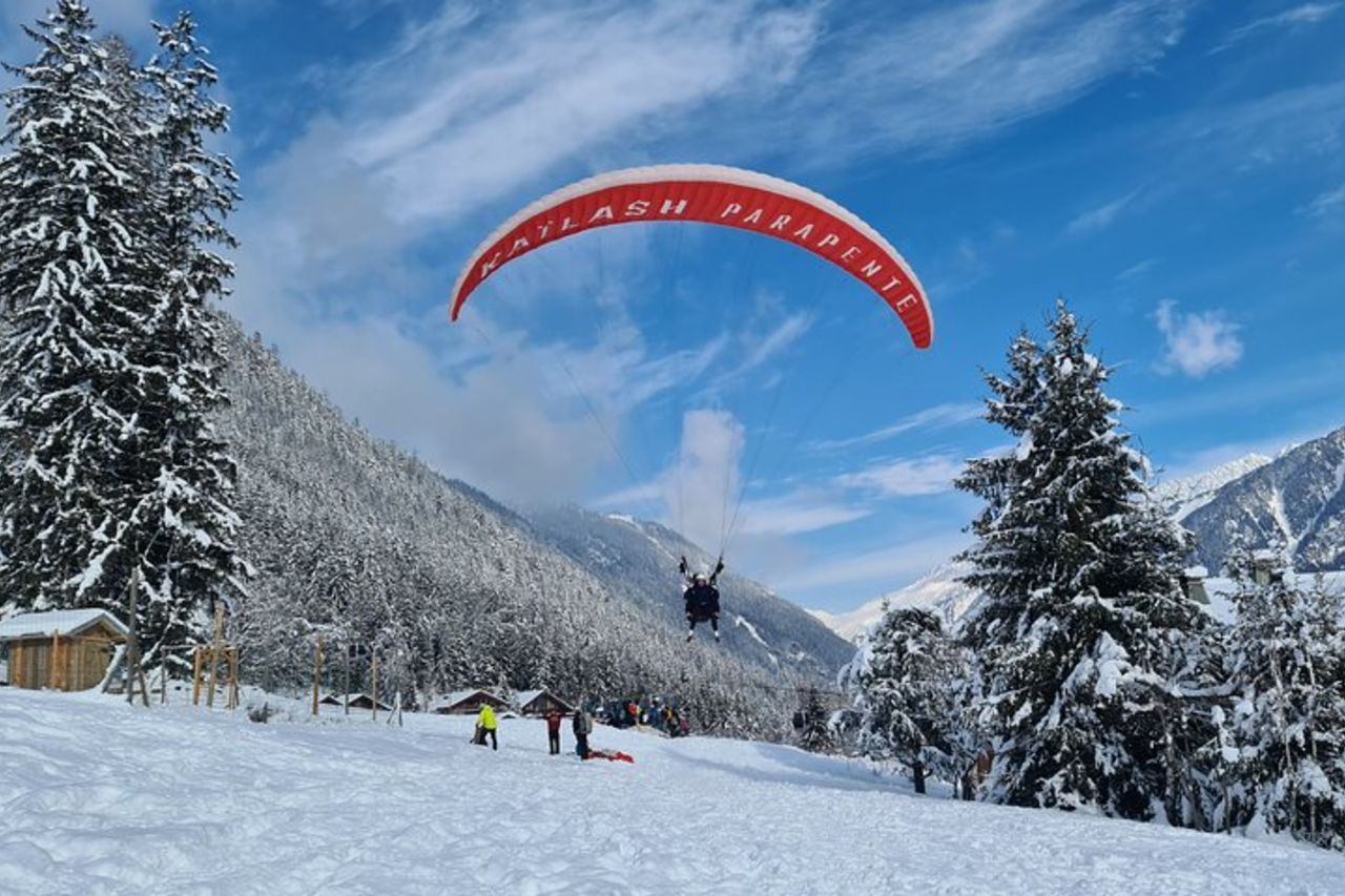 Volo in parapente biplace a Chamonix — 7
