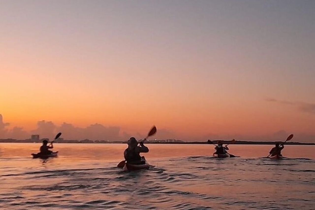 Avventura in kayak attraverso Laguna Nichupté a Cancun — 8